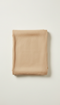 Sandstone linen throw blanket